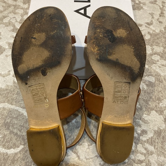 Aldo Brown Dolea Sandals - Picture 8 of 8